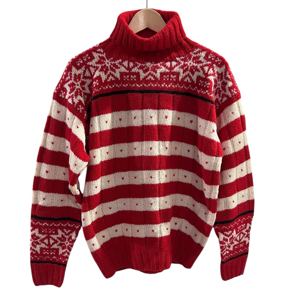 Vintage Eddie Bauer Wool Fair Isle Sweater